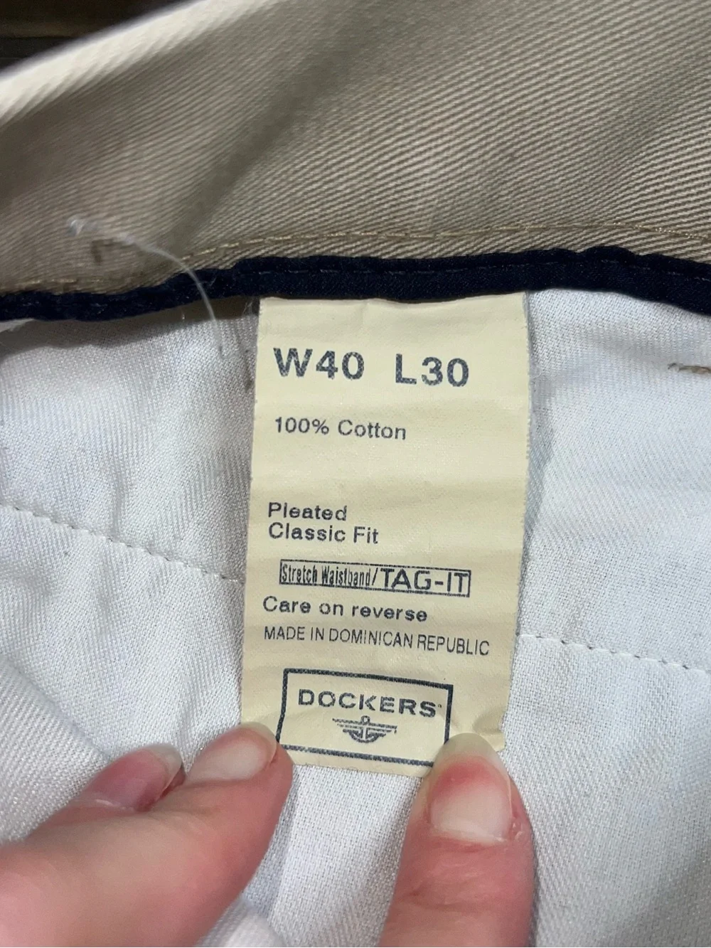 Dockers Pants 40x30 Chino Formal Business Preppy Collegiate Smart Classic